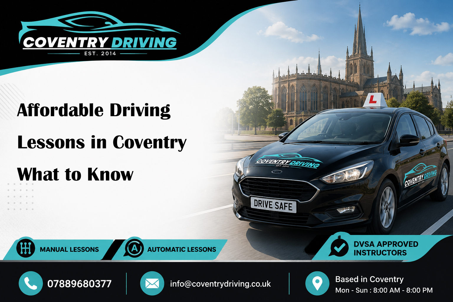 Affordable Driving Lessons in Coventry: What to Know