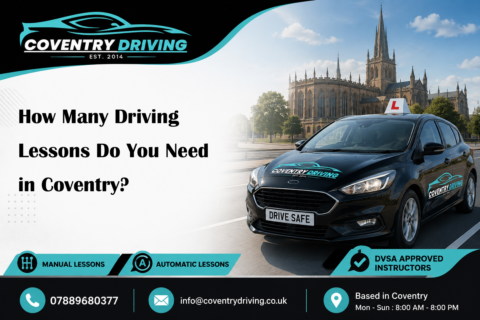 How Many Driving Lessons Do You Need in Coventry?